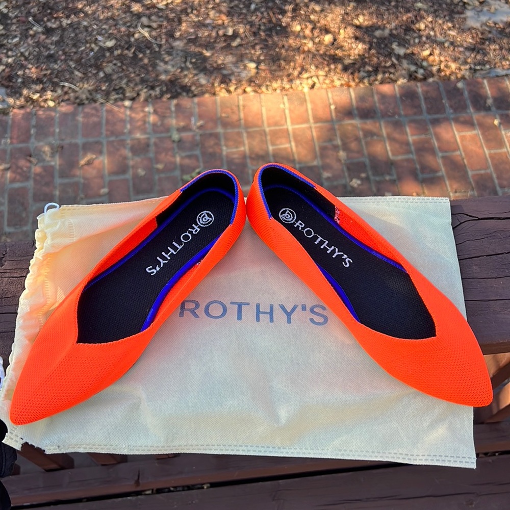 ROTHY’S Orange Size 6 Flats